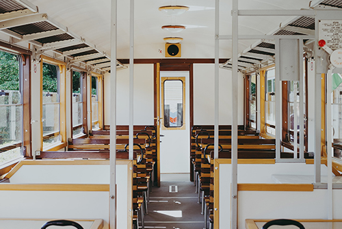 luxurious trolley interiors